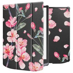 imoshion Design Trifold Hard Case Sleepcover Pocketbook InkPad X Pro - Blossom