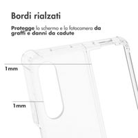 Accezz Clear Backcover Samsung Galaxy Z Fold 4 - Transparant