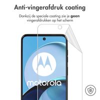 imoshion Screenprotector Folie 3 pack Motorola Moto G14 - Transparant