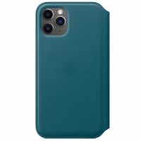 Apple Leather Folio Bookcase Apple iPhone 11 Pro - Peacock