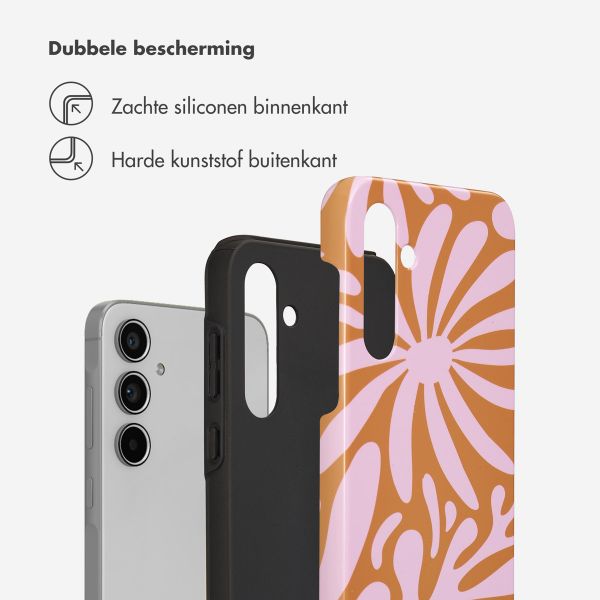 Selencia Vivid Backcover Samsung Galaxy A55 - Modern Bloom Pink