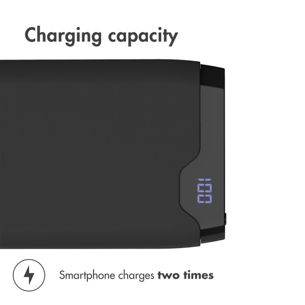 imoshion Powerbank - 6000 mAh - Quick Charge - Black
