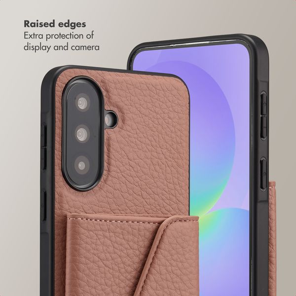 Selencia Sera Phone Case with Cord and Envelope Card Holder Samsung Galaxy A37 (5G) - Old Pink