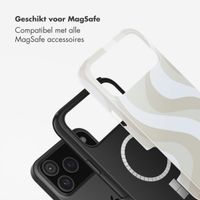 Selencia Vivid Backcover met MagSafe Apple iPhone 17 Pro - Desert Waves Beige