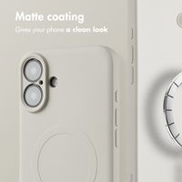 imoshion Colour Back Cover with MagSafe Apple iPhone 16 - Beige