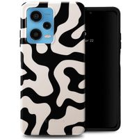 Selencia Vivid Tough Backcover Xiaomi Redmi Note 12 Pro - Art Wave Black