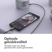 imoshion AUX adapter - USB-C naar 3,5 mm / Jack audio adapter - USB-C male to AUX female - Zwart