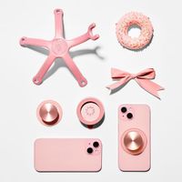PopSockets PopGrip MagSafe Round - Aluminum Dusty Rose