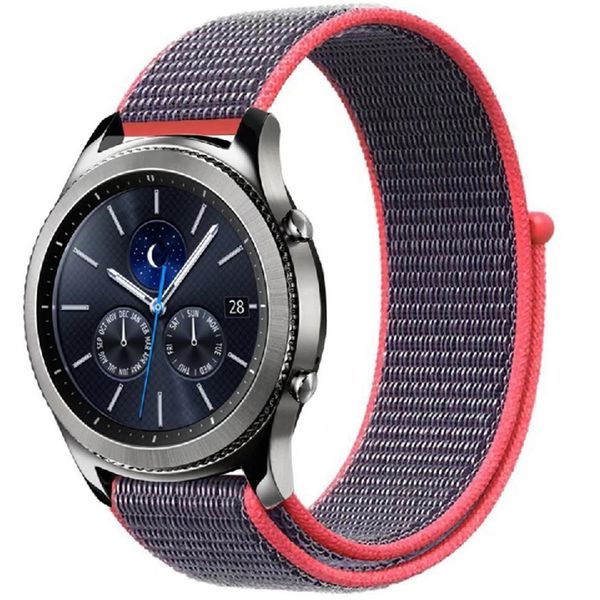 imoshion Nylon bandje Galaxy Watch 46 / Gear S3 Frontier / S3 / Watch 3 45