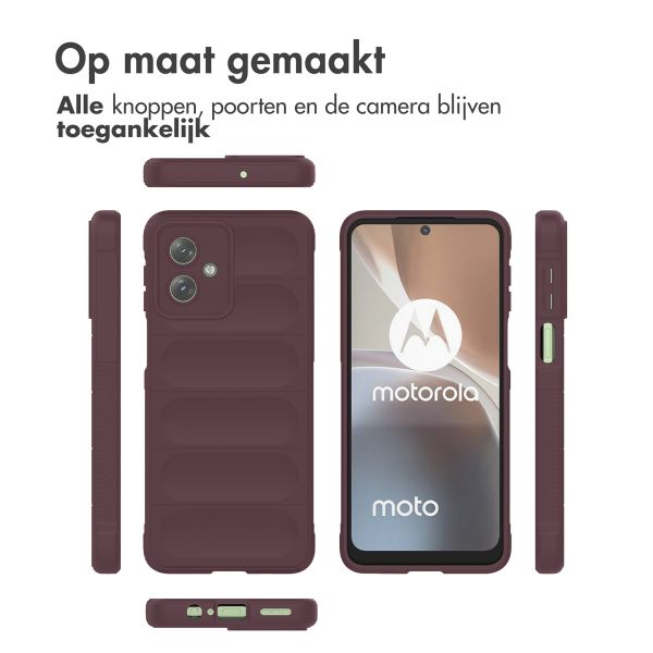 imoshion EasyGrip Backcover Motorola Moto G54 - Aubergine