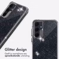 imoshion Clear Glitter Backcover Samsung Galaxy A55 - Zilver