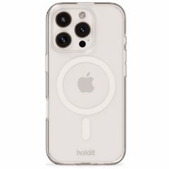 Holdit MagSafe Case iPhone 16 Pro Max - Wit / Transparant