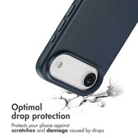 Accezz Leather Back Cover with MagSafe Apple iPhone Air - Nightfall Blue