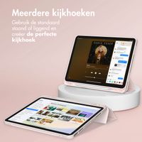 Accezz Smart Silicone Bookcase Apple iPad Air 13 inch (2025) M3 / (2024) M2 - Roze
