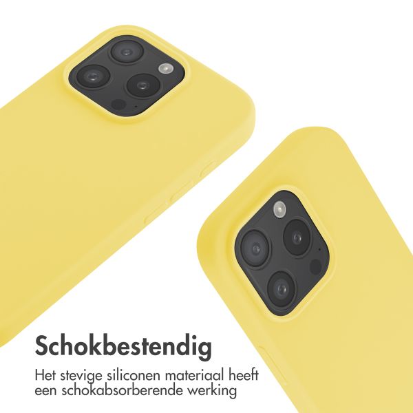 imoshion Siliconen hoesje met koord Apple iPhone 16 Pro - Geel