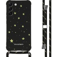 imoshion Design hoesje met koord Samsung Galaxy S22 Plus - Sterren - Goud