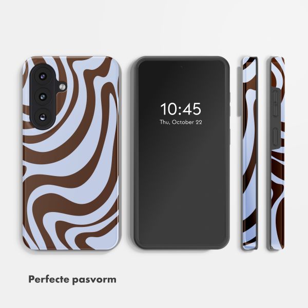 Selencia Vivid Backcover met MagSafe Samsung Galaxy S26 FE - Dream Swirl Chocolate