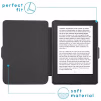 imoshion Slim Hard Case Bookcase Kobo Clara 2E / Tolino Shine 4 - Donkerblauw