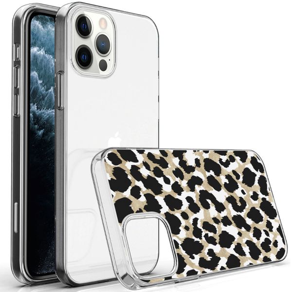 imoshion Design hoesje iPhone 12 (Pro) - Luipaard / Zwart