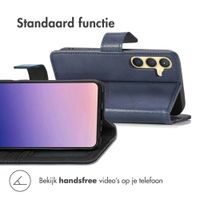 imoshion Luxe Bookcase Samsung Galaxy S24 Plus - Donkerblauw