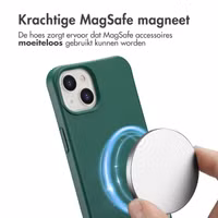 imoshion Color Backcover met afneembaar koord MagSafe Apple iPhone 14 - Donkergroen