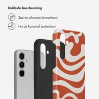 Selencia Vivid Backcover Samsung Galaxy A55 - Dream Swirl Orange