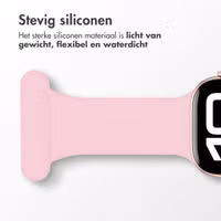 imoshion Verpleegkundige siliconenband Apple Watch Series 1 t/m 10 / SE / Ultra (2) (44/45/46/49 mm) - Roze