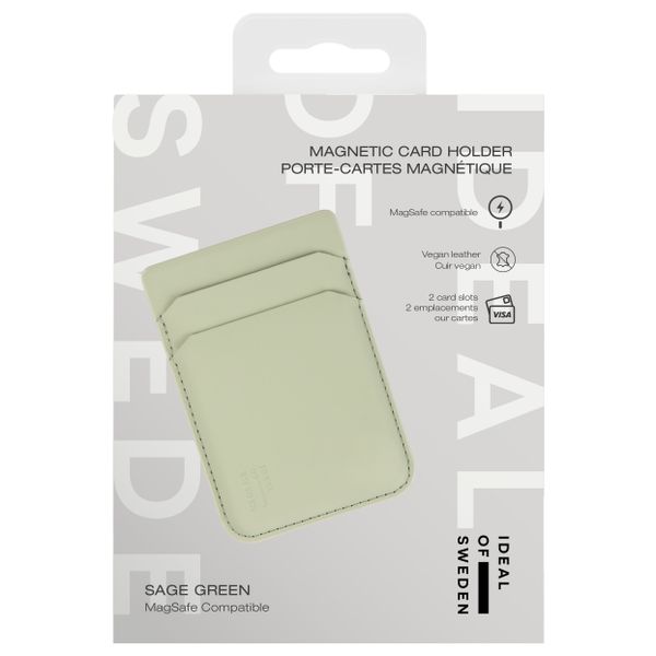 iDeal of Sweden MagSafe / Magnetic Card Holder - Sage Green