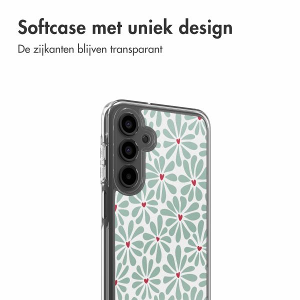 imoshion Design hoesje Samsung Galaxy A16 - Bloom Love Sage Green