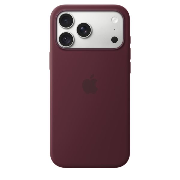 Apple Siliconenhoesje met MagSafe Apple iPhone 18 Pro Max - Burgundy