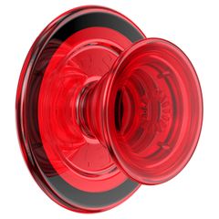 PopSockets PopGrip MagSafe Round - Translucent Danger Red