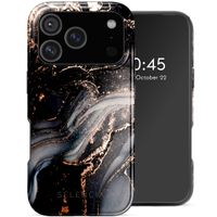 Selencia Vivid Backcover met MagSafe Apple iPhone 17 Pro - Chic Marble Black