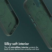 Accezz Leather Back Cover with MagSafe Apple iPhone 17 - Cedar Green
