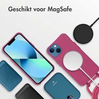 imoshion Color Backcover met afneembaar koord met MagSafe Apple iPhone 13 - Raspberry