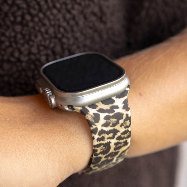 imoshion Silicone⁺ Strap Apple Watch | 44/45/46/49 mm - Leopard