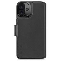 Decoded 2 in 1 Leather Detachable Wallet MagSafe Apple iPhone 16 Plus - Zwart