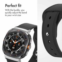 imoshion Leather strap Samsung Galaxy Watch Ultra 2 (2026) / Ultra (2024/2025) - Black