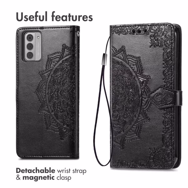 imoshion Mandala Bookcase Nokia G42 - Zwart