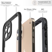 Redpepper Dot Plus Waterproof Backcover Apple iPhone 12 Pro - Zwart