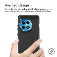 imoshion Brushed Backcover OnePlus 12R - Zwart