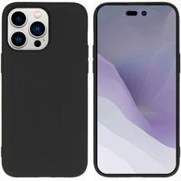 imoshion Color Backcover Apple iPhone 14 Pro Max - Zwart