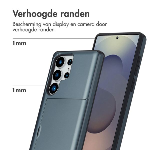 imoshion Backcover met pasjeshouder Samsung Galaxy S25 Ultra - Donkerblauw