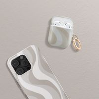 Selencia Vivid case  Apple AirPods 1 / 2 - Desert Waves Beige