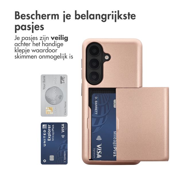 imoshion Backcover met pasjeshouder Samsung Galaxy S26 Plus - Rose Gold