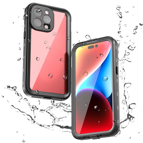 Redpepper Dot Plus Waterproof Backcover Apple iPhone 15 Pro Max - Zwart