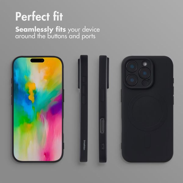 imoshion Colour Back Cover with MagSafe Apple iPhone 16 Pro Max - Black