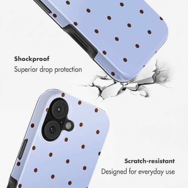 Selencia Vivid Back Cover with MagSafe Apple iPhone 16 - Happy Dots Digital Sky