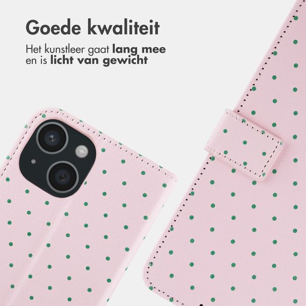 imoshion Design Bookcase Apple iPhone 13 - Happy Dots