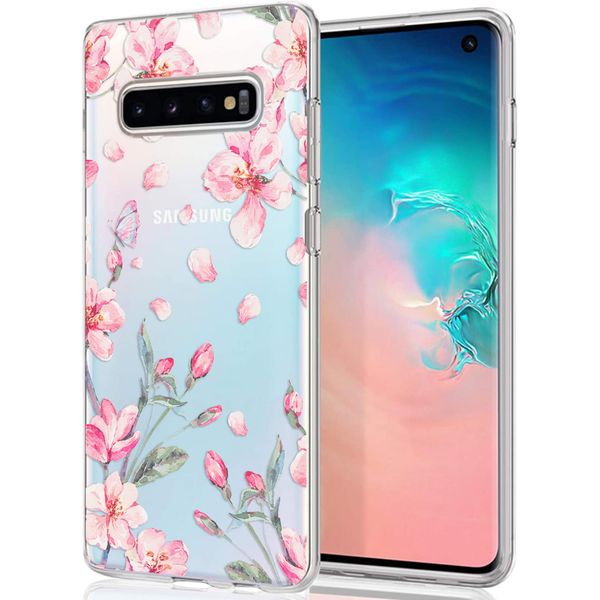 imoshion Design hoesje Samsung Galaxy S10 - Bloem - Roze