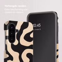 Selencia Vivid Backcover Samsung Galaxy A57 (5G) - Art Wave Black